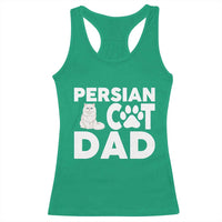 Proud Persian Cat Dad Racerback Tank Top Funny Fluffy Cat Lover Gift
