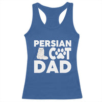 Proud Persian Cat Dad Racerback Tank Top Funny Fluffy Cat Lover Gift