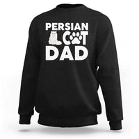Proud Persian Cat Dad Sweatshirt Funny Fluffy Cat Lover Gift