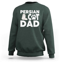 Proud Persian Cat Dad Sweatshirt Funny Fluffy Cat Lover Gift