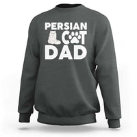 Proud Persian Cat Dad Sweatshirt Funny Fluffy Cat Lover Gift