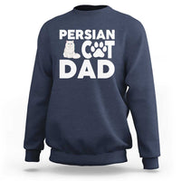 Proud Persian Cat Dad Sweatshirt Funny Fluffy Cat Lover Gift