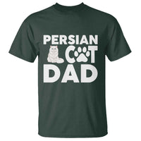 Proud Persian Cat Dad T Shirt Funny Fluffy Cat Lover Gift