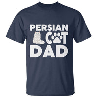 Proud Persian Cat Dad T Shirt Funny Fluffy Cat Lover Gift
