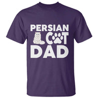 Proud Persian Cat Dad T Shirt Funny Fluffy Cat Lover Gift