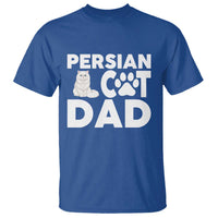Proud Persian Cat Dad T Shirt Funny Fluffy Cat Lover Gift