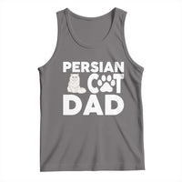 Proud Persian Cat Dad Tank Top Funny Fluffy Cat Lover Gift