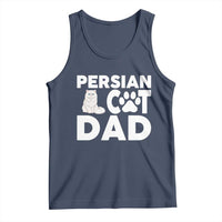 Proud Persian Cat Dad Tank Top Funny Fluffy Cat Lover Gift