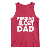 Proud Persian Cat Dad Tank Top Funny Fluffy Cat Lover Gift