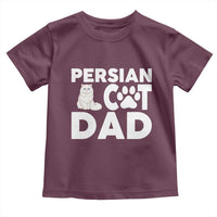 Proud Persian Cat Dad Toddler T Shirt Funny Fluffy Cat Lover Gift