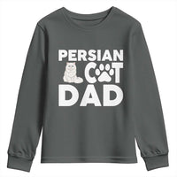Proud Persian Cat Dad Youth Sweatshirt Funny Fluffy Cat Lover Gift