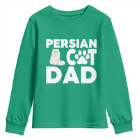 Proud Persian Cat Dad Youth Sweatshirt Funny Fluffy Cat Lover Gift