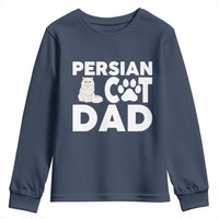 Proud Persian Cat Dad Youth Sweatshirt Funny Fluffy Cat Lover Gift
