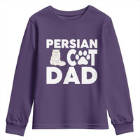 Proud Persian Cat Dad Youth Sweatshirt Funny Fluffy Cat Lover Gift