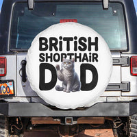 Proud British Shorthair Dad Spare Tire Cover Cute Cat Fathers Day Gift