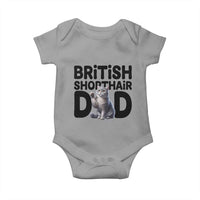 Proud British Shorthair Dad Baby Onesie Cute Cat Fathers Day Gift