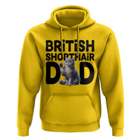 Proud British Shorthair Dad Hoodie Cute Cat Fathers Day Gift