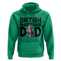 Proud British Shorthair Dad Hoodie Cute Cat Fathers Day Gift