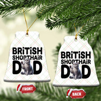 Proud British Shorthair Dad Ceramic Ornament Cute Cat Fathers Day Gift