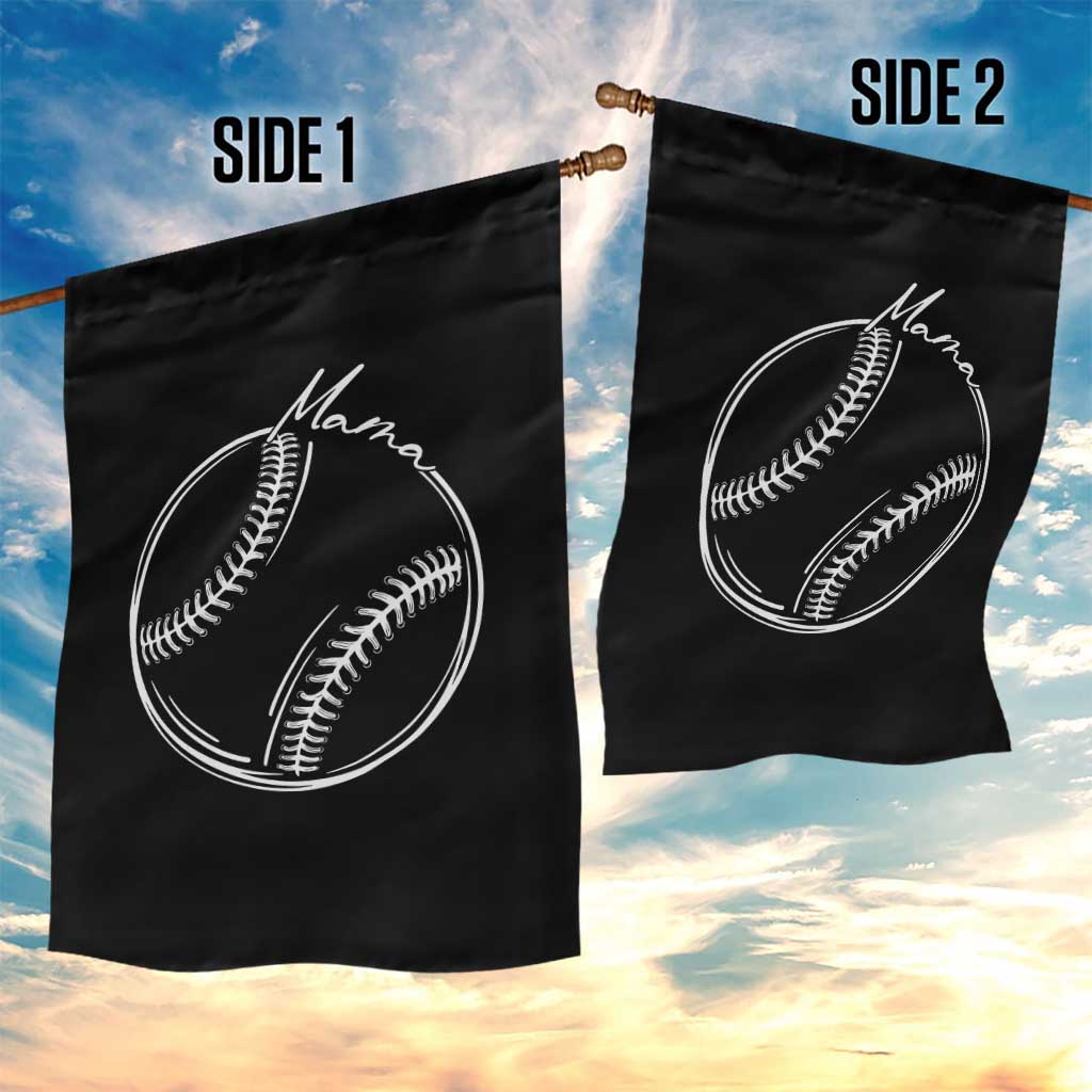 Baseball Mama Graphic Garden Flag Game Day Gift For Baseball Moms