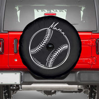 Baseball Mama Graphic Spare Tire Cover Game Day Gift For Baseball Moms