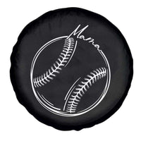Baseball Mama Graphic Spare Tire Cover Game Day Gift For Baseball Moms