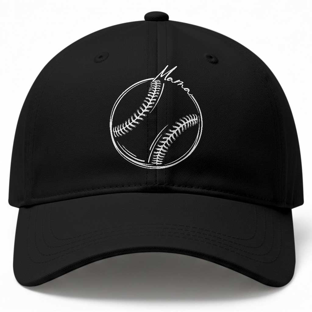 Baseball Mama Graphic Baseball Cap Game Day Gift For Baseball Moms