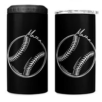 Baseball Mama Graphic 4 in 1 Can Cooler Tumbler Game Day Gift For Baseball Moms