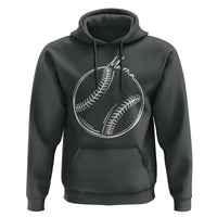 Baseball Mama Graphic Hoodie Game Day Gift For Baseball Moms