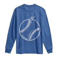 Baseball Mama Graphic Long Sleeve Shirt Game Day Gift For Baseball Moms