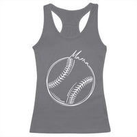 Baseball Mama Graphic Racerback Tank Top Game Day Gift For Baseball Moms