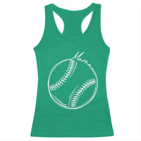 Baseball Mama Graphic Racerback Tank Top Game Day Gift For Baseball Moms