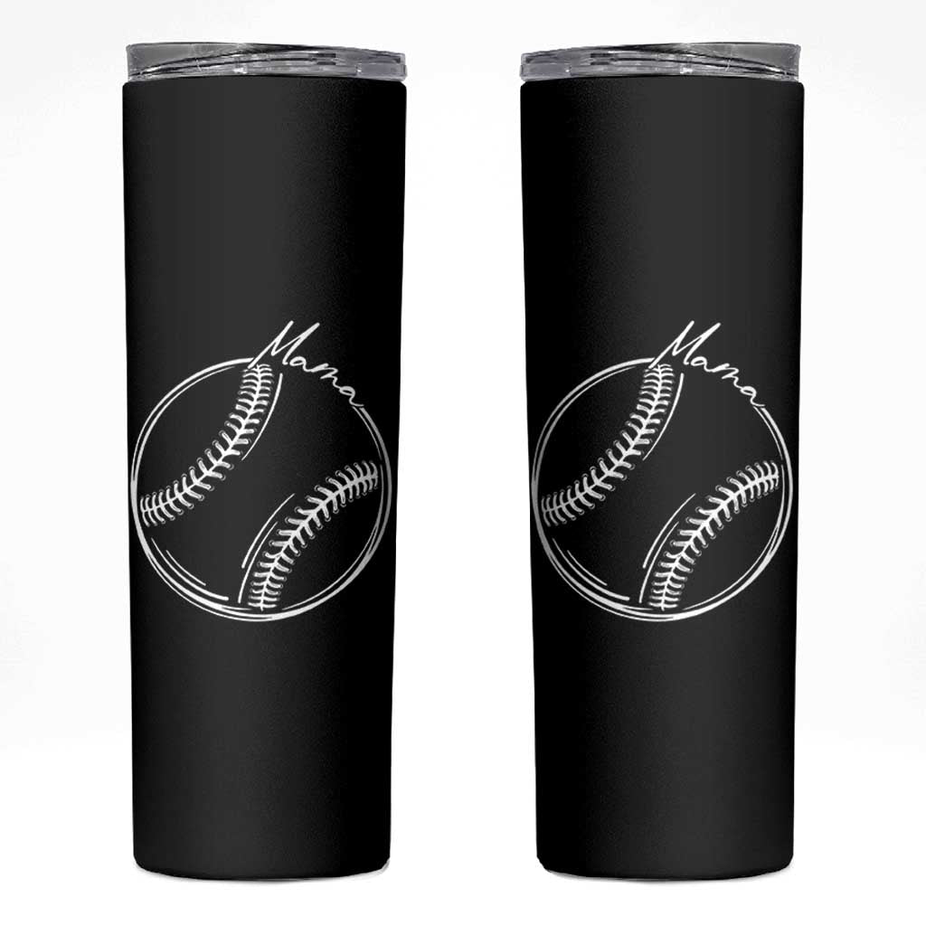 Baseball Mama Graphic Skinny Tumbler Game Day Gift For Baseball Moms