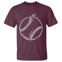 Baseball Mama Graphic T Shirt Game Day Gift For Baseball Moms
