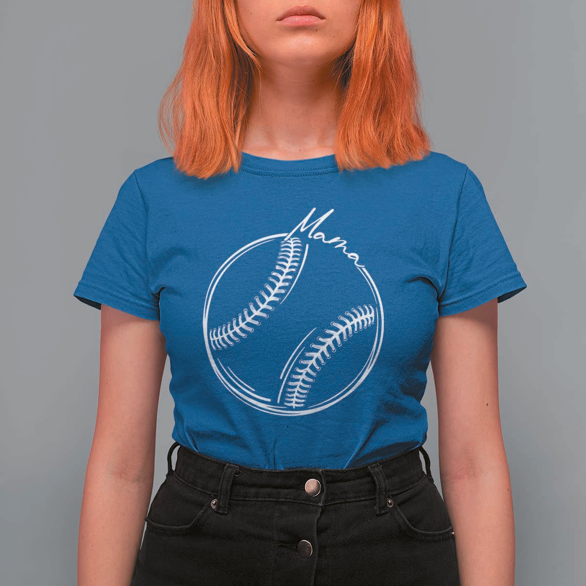 Baseball Mama Graphic T Shirt For Women Game Day Gift For Baseball Moms