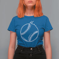 Baseball Mama Graphic T Shirt For Women Game Day Gift For Baseball Moms