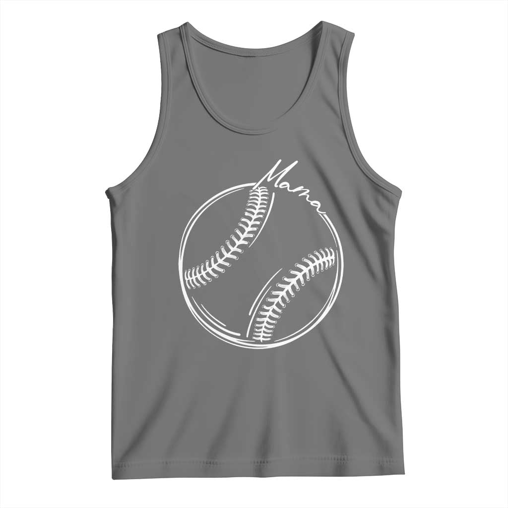 Baseball Mama Graphic Tank Top Game Day Gift For Baseball Moms