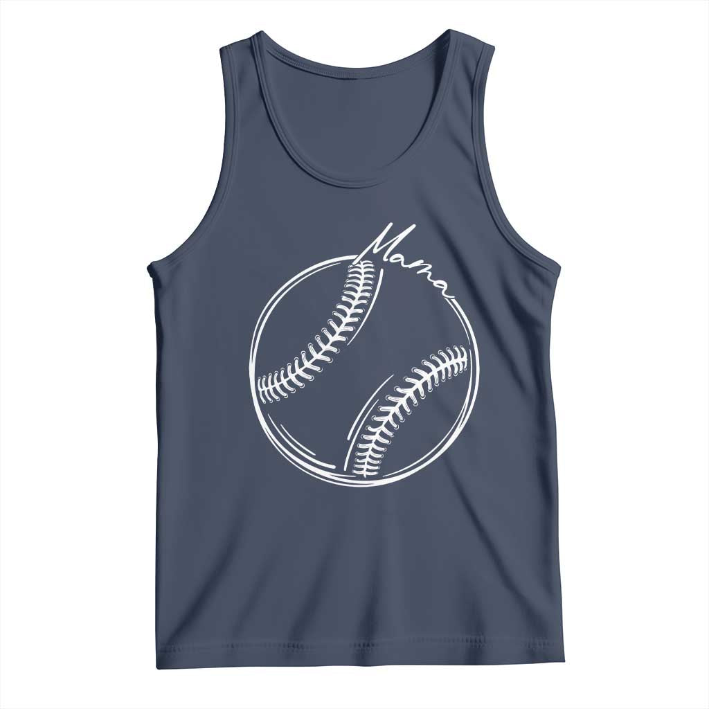 Baseball Mama Graphic Tank Top Game Day Gift For Baseball Moms