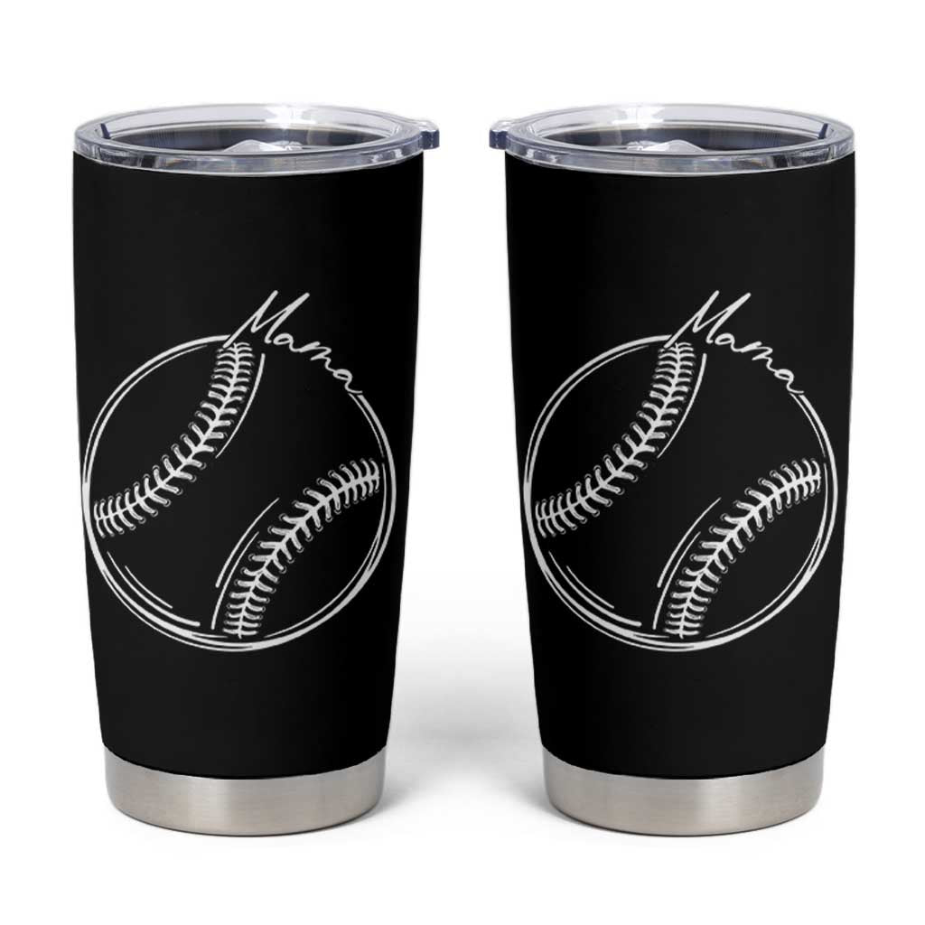 Baseball Mama Graphic Tumbler Cup Game Day Gift For Baseball Moms