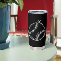Baseball Mama Graphic Tumbler Cup Game Day Gift For Baseball Moms