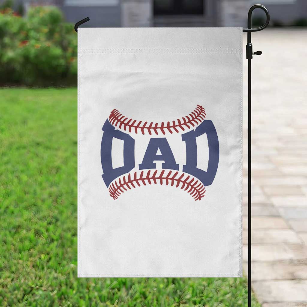 Proud Baseball Dad Garden Flag Game Day Gift For Him