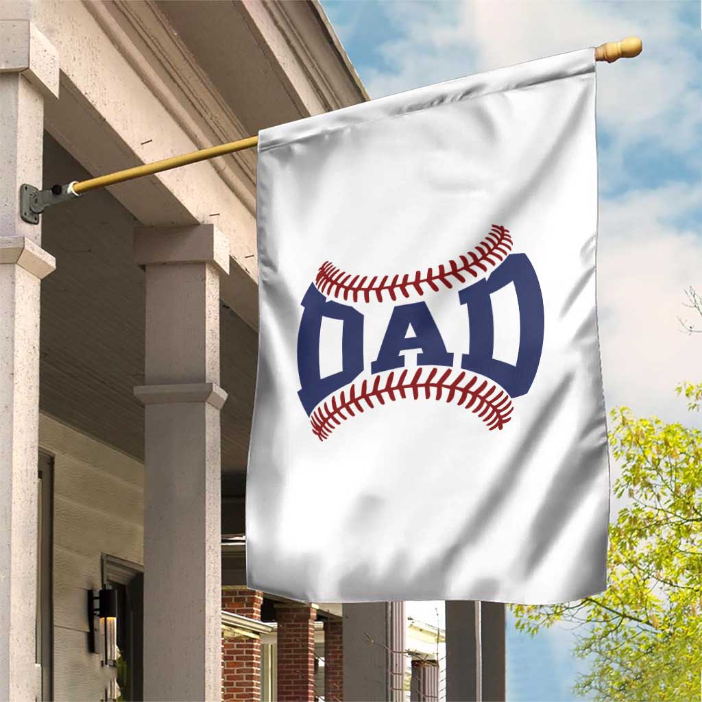 Proud Baseball Dad Garden Flag Game Day Gift For Him