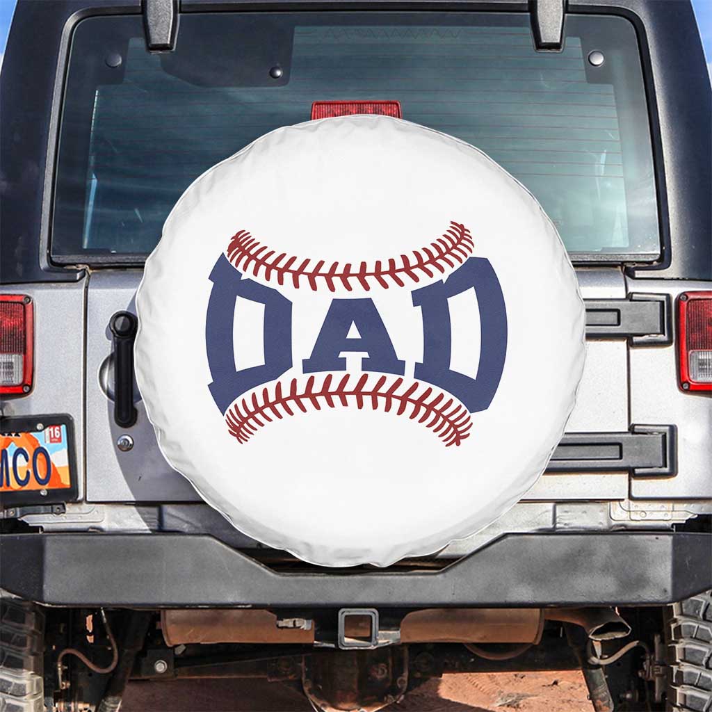 Proud Baseball Dad Spare Tire Cover Game Day Gift For Him