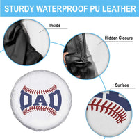 Proud Baseball Dad Spare Tire Cover Game Day Gift For Him
