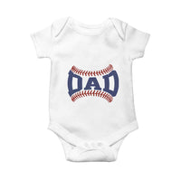 Proud Baseball Dad Baby Onesie Game Day Gift For Him