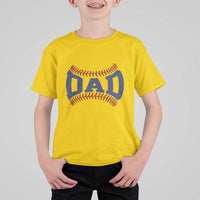 Proud Baseball Dad T Shirt For Kid Game Day Gift For Him