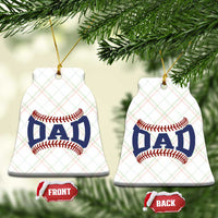 Proud Baseball Dad Ceramic Ornament Game Day Gift For Him