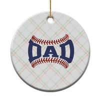 Proud Baseball Dad Ceramic Ornament Game Day Gift For Him