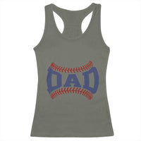 Proud Baseball Dad Racerback Tank Top Game Day Gift For Him