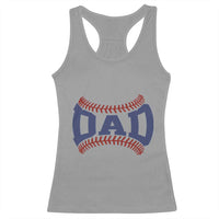 Proud Baseball Dad Racerback Tank Top Game Day Gift For Him